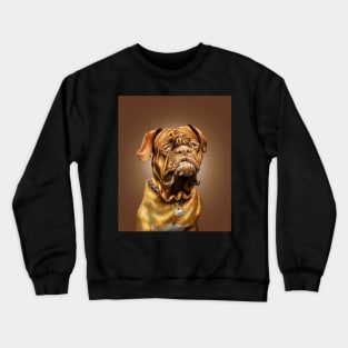 French Mastiff Dog Portrait Crewneck Sweatshirt